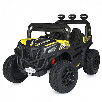 картинка Детский электромобиль Багги (полный привод, EVA, 12V) - HC-301-4WD-YELLOW 