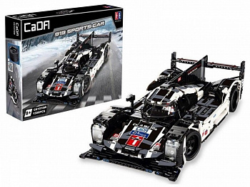 картинка Конструктор CADA спортивный автомобиль Porsche 919, 1586 элементов - C61016W 
